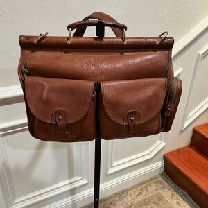 Classic Brown Leather Men's Bag